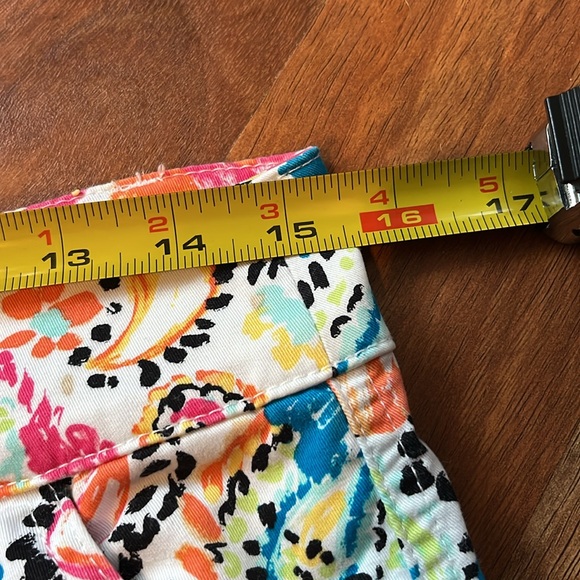 EUC Christopher & Banks flower and paisley skort - Picture 6 of 14